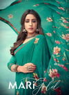 RUCHI MARIGOLD Latest Fancy Designer Casual Regular Wear Pure Georgette Embroidery Border Saree Collection